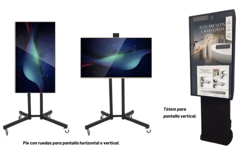 Soportes y pantallas